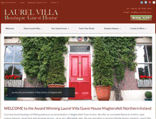 Tablet Screenshot of laurel-villa.com